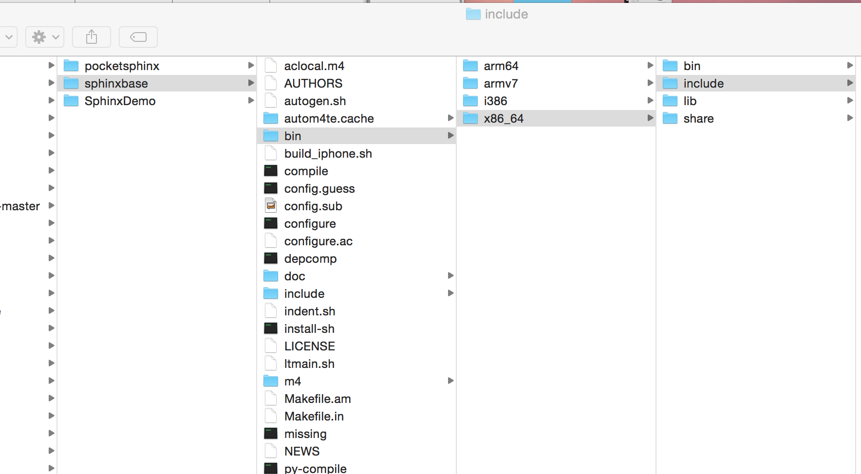 directory structure